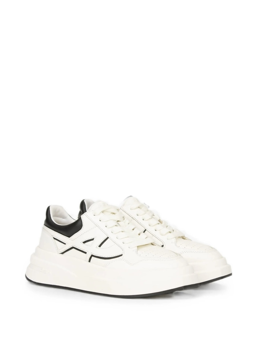 Sneakers ASH albi din piele - Img 2