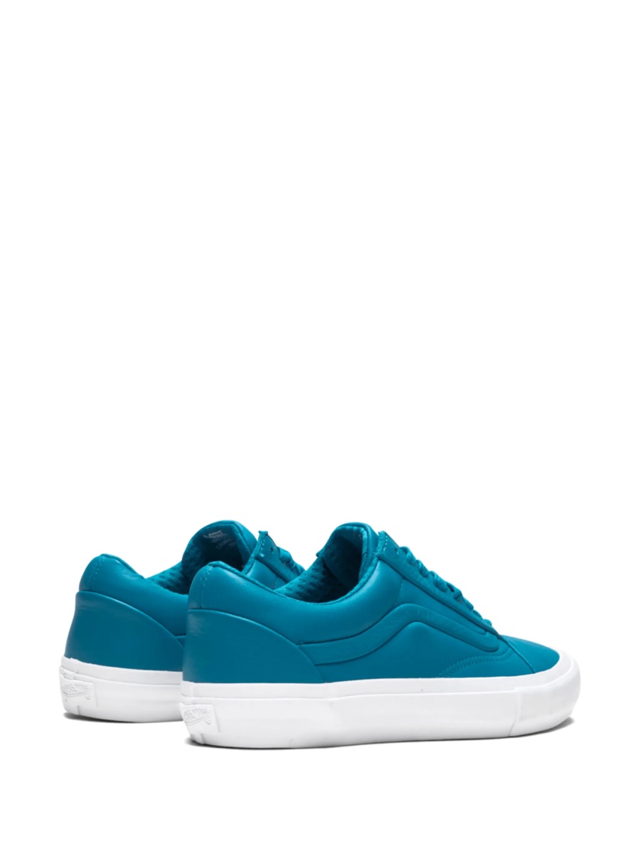Sneakers ASH Old Skool albastri din piele - Img 3