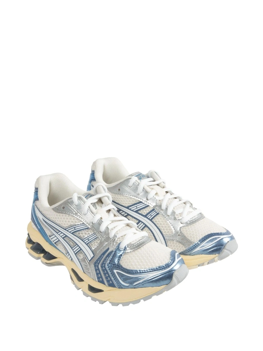 Sneakers ASICS albi din plasa si poliuretan - Img 9