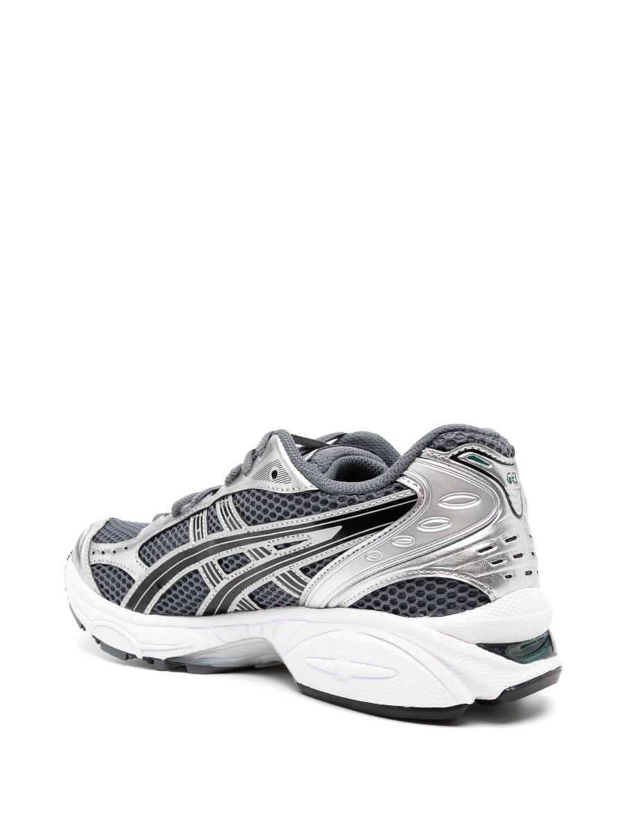 Sneakers ASICS argintii din fibre si pene - Img 3