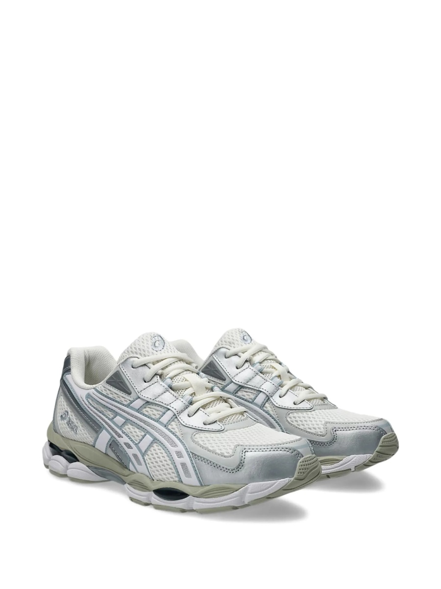 Sneakers ASICS neutri din piele si material textil - Img 2