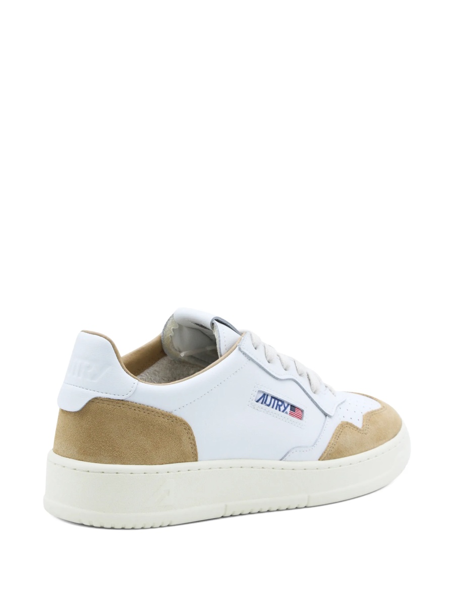Sneakers AUTRY albi din piele si piele intoarsa - Img 3