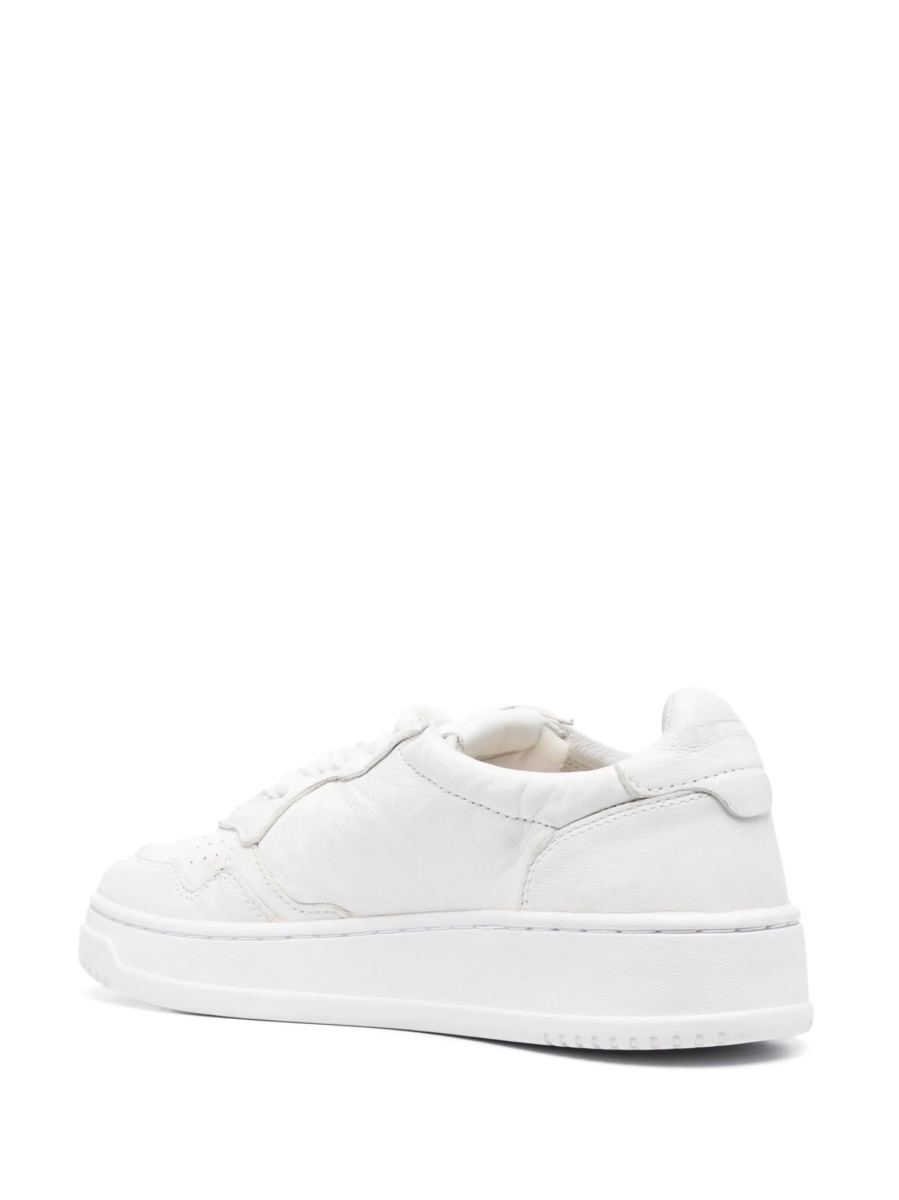 Sneakers AUTRY albi din piele - Img 3