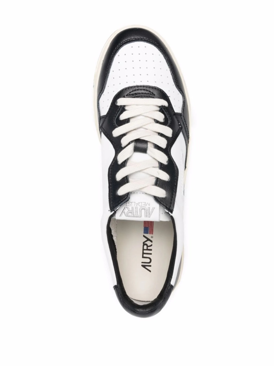 Sneakers AUTRY albi din piele - Img 4