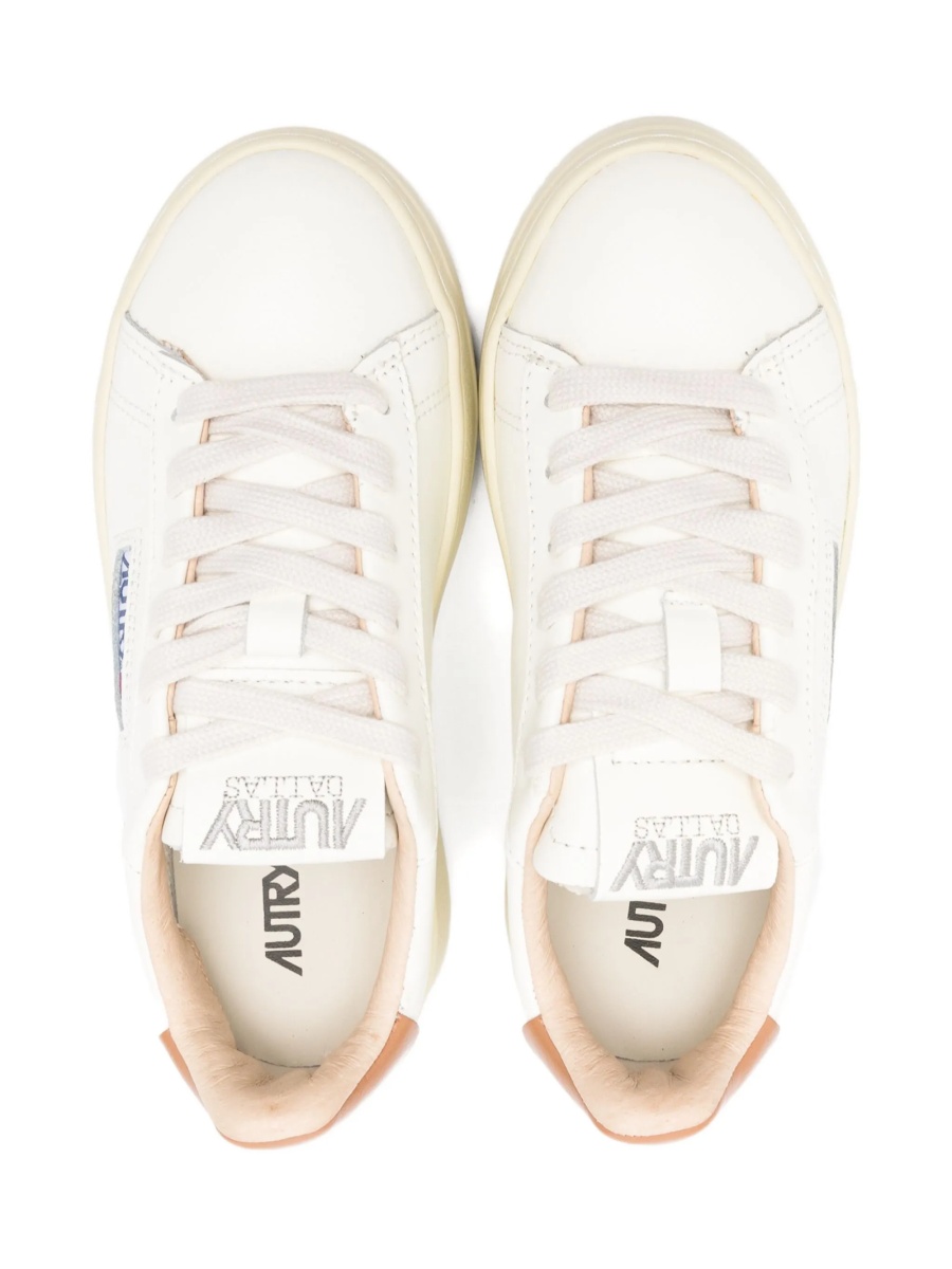 Sneakers AUTRY albi din piele - Img 3