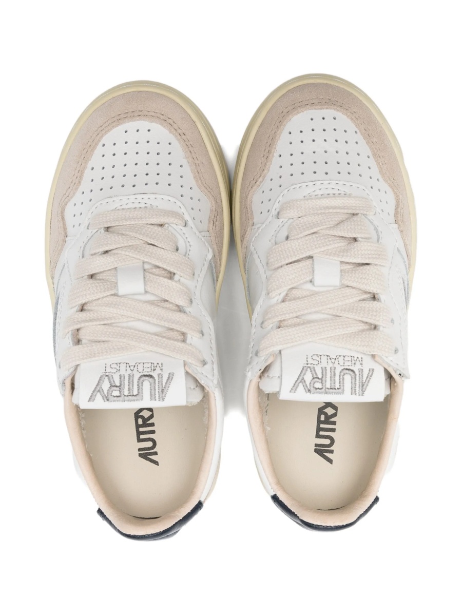 Sneakers AUTRY albi din piele - Img 3