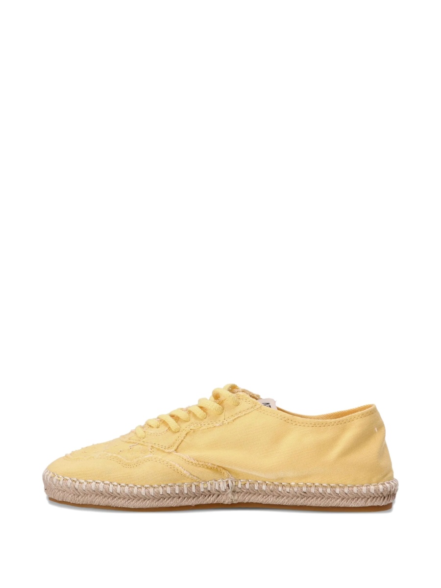 Sneakers AUTRY galbeni din material textil - Img 4