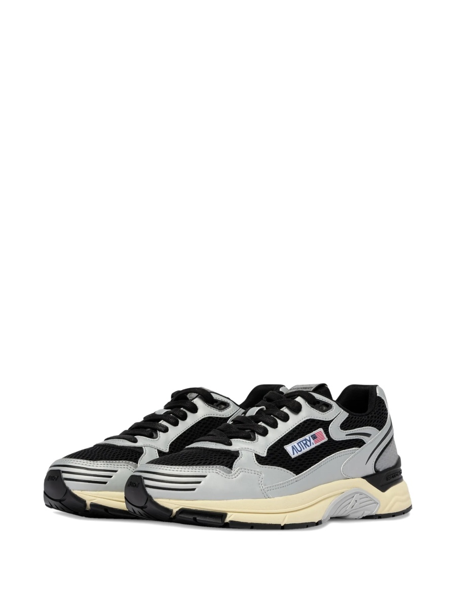 Sneakers AUTRY gri din material textil si poliuretan - Img 2