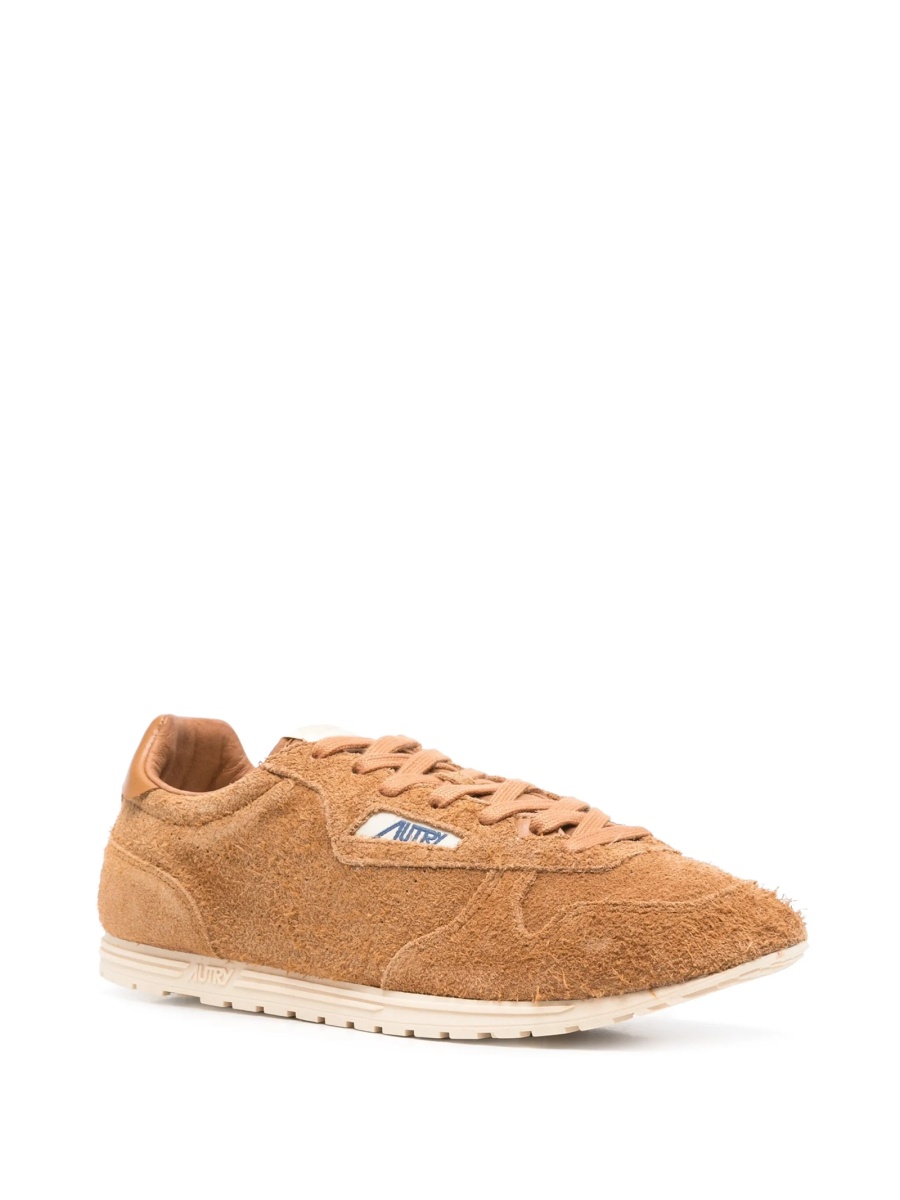 Sneakers AUTRY maro din material textil si piele intoarsa - Img 2