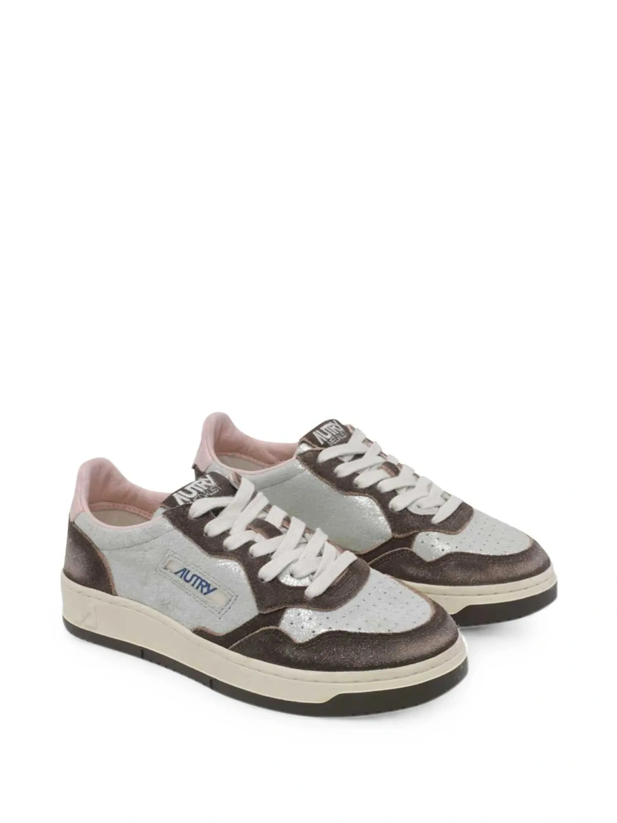 Sneakers AUTRY maro din piele intoarsa 'Medalist LS' - Img 5