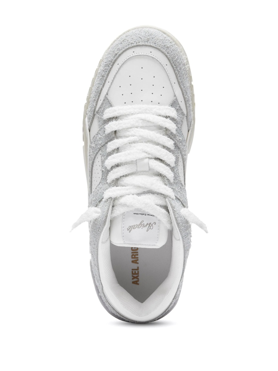 Sneakers AXEL ARIGATO gri din piele si poliester reciclat - Img 4