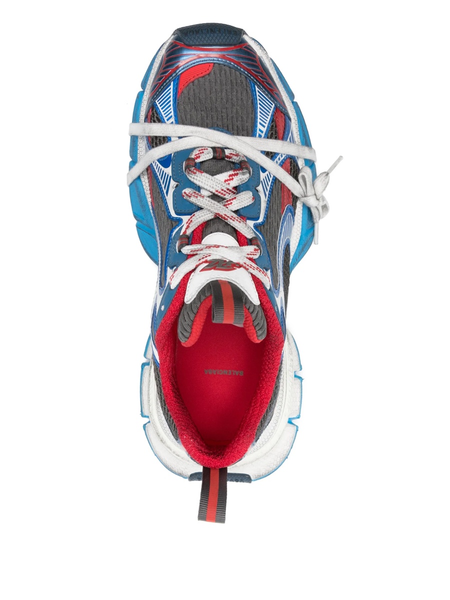 Sneakers Balenciaga 3XL gri din plasa - Img 4