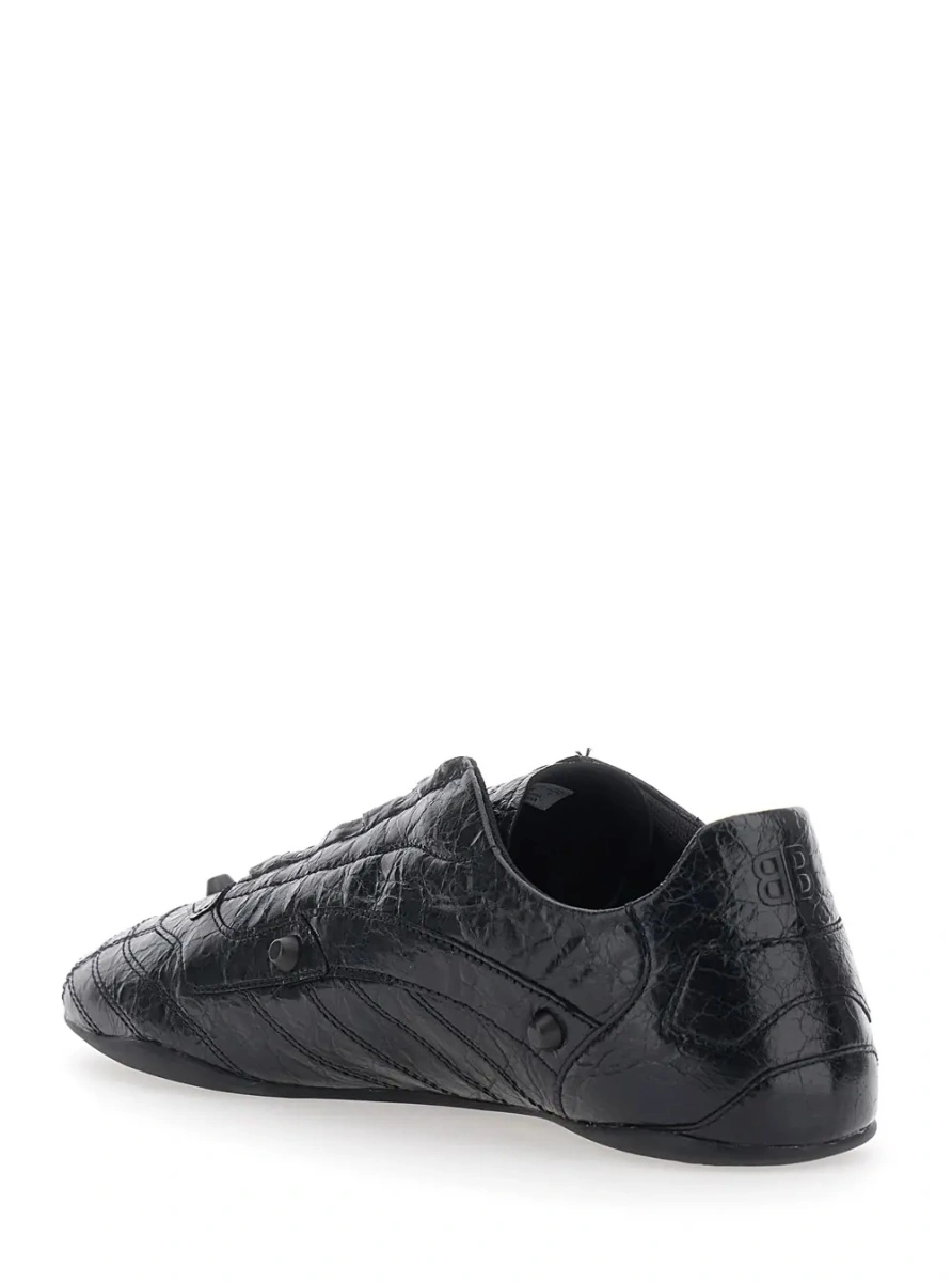 Sneakers Balenciaga 'City' negri din piele - Img 3