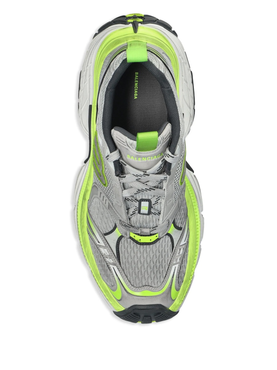 Sneakers Balenciaga gri din poliuretan si polyester - Img 4