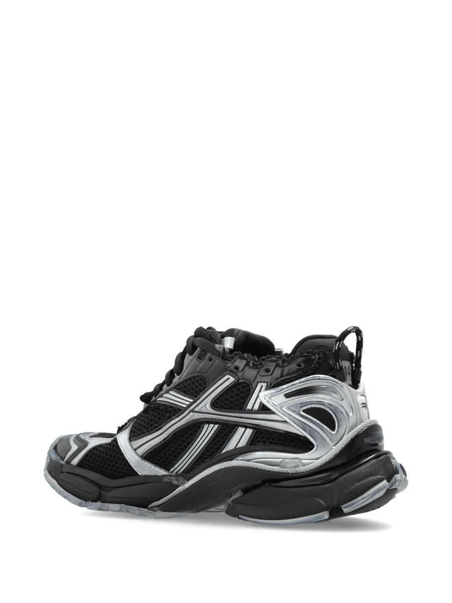 Sneakers Balenciaga negri din polyester si poliuretan - Img 4