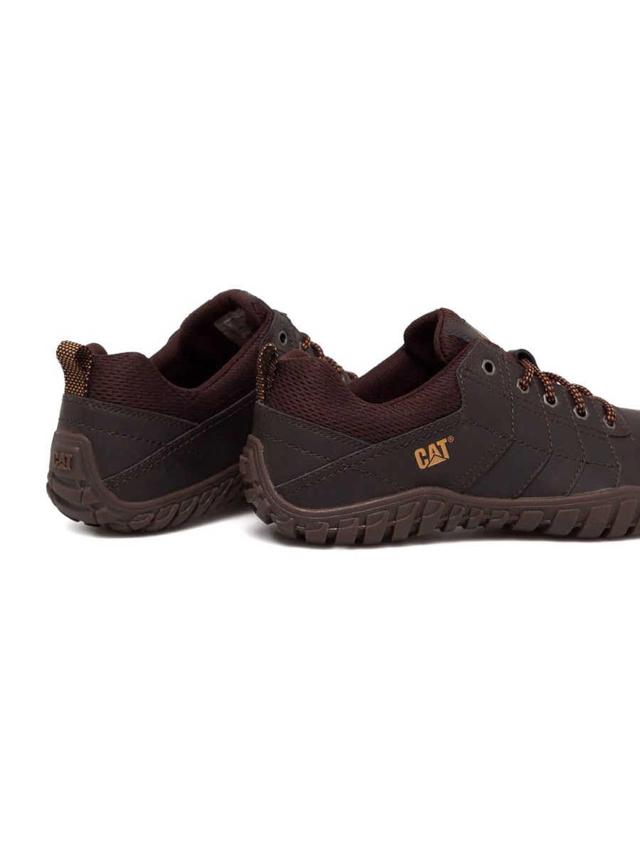 Sneakers Caterpillar maro din piele intoarsa - Img 4