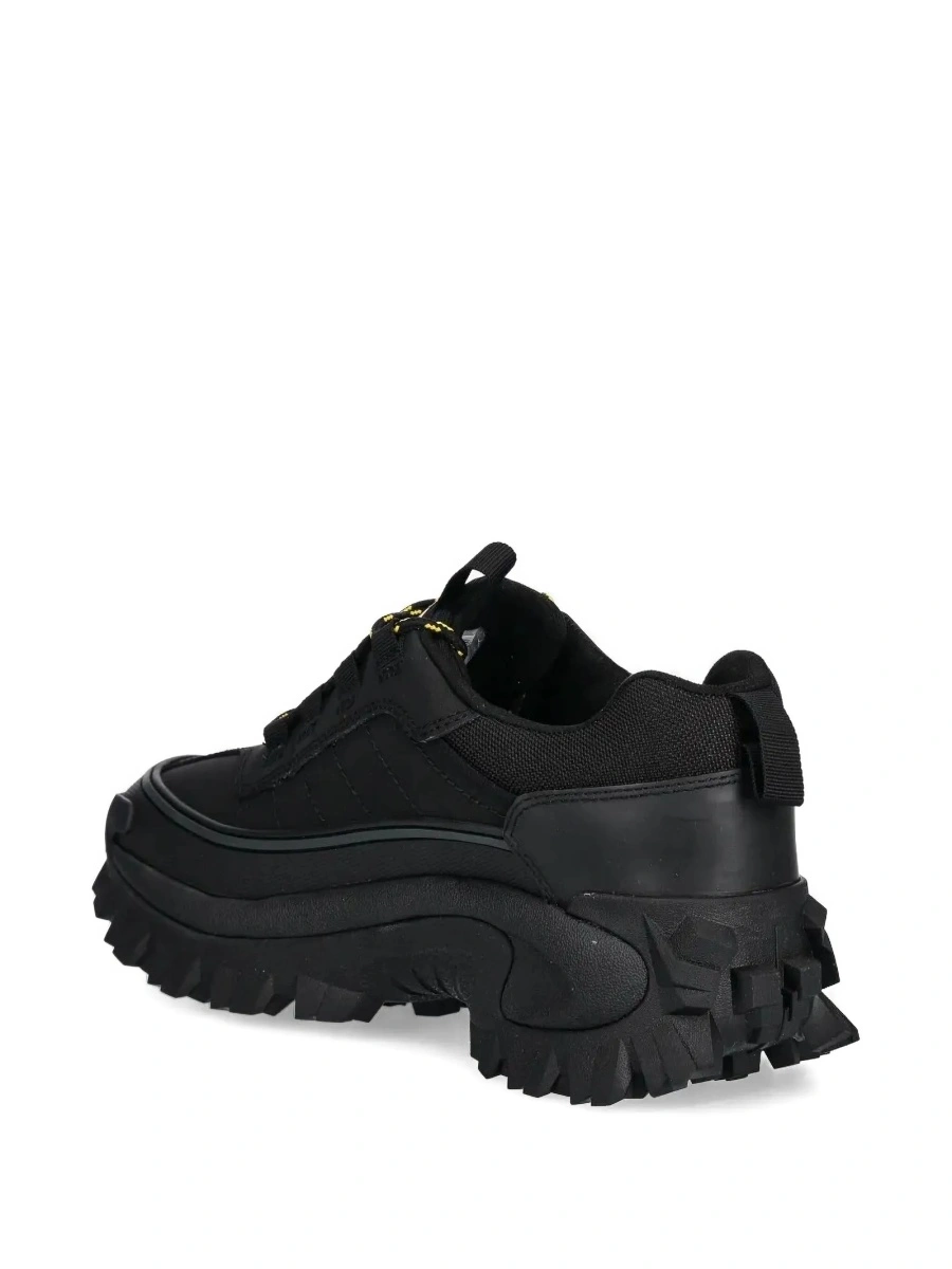 Sneakers Caterpillar negri din cauciuc si material textil - Img 2
