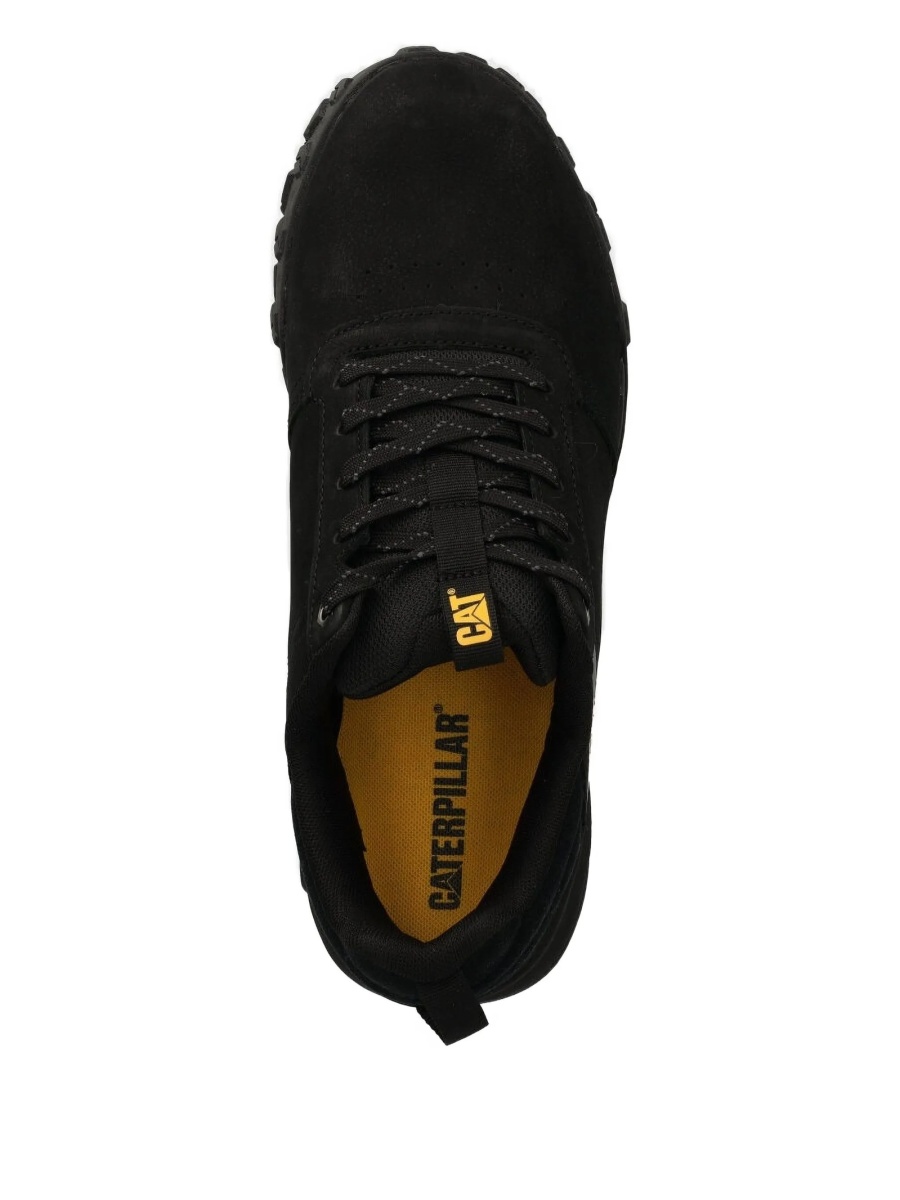 Sneakers Caterpillar negri din piele si plasa - Img 2