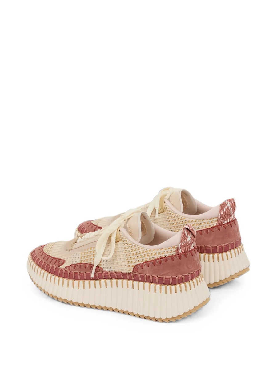 Sneakers Chloe neutri din polyester si tpu - Img 4