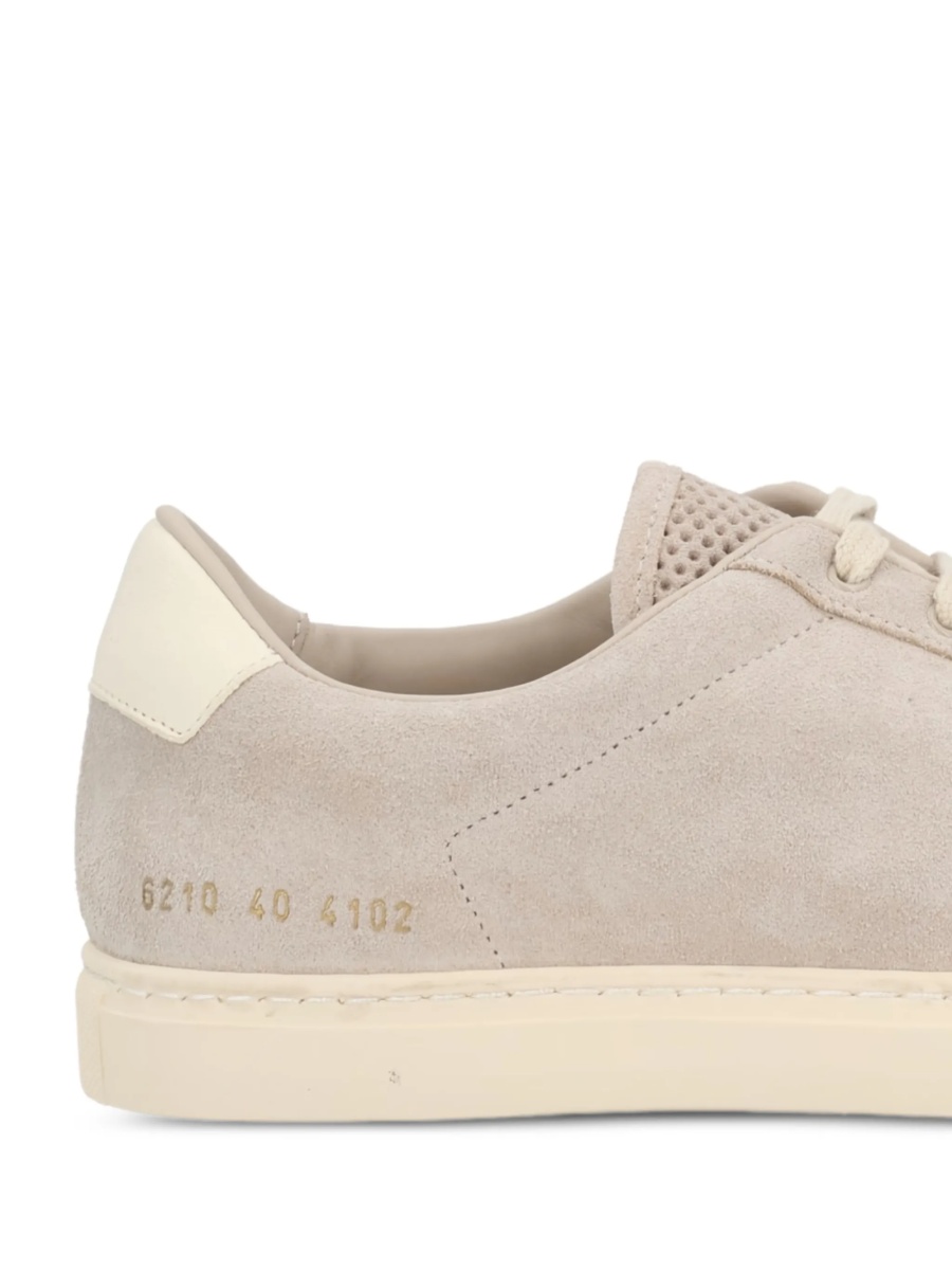 Sneakers Common Projects neutri din piele intoarsa - Img 2