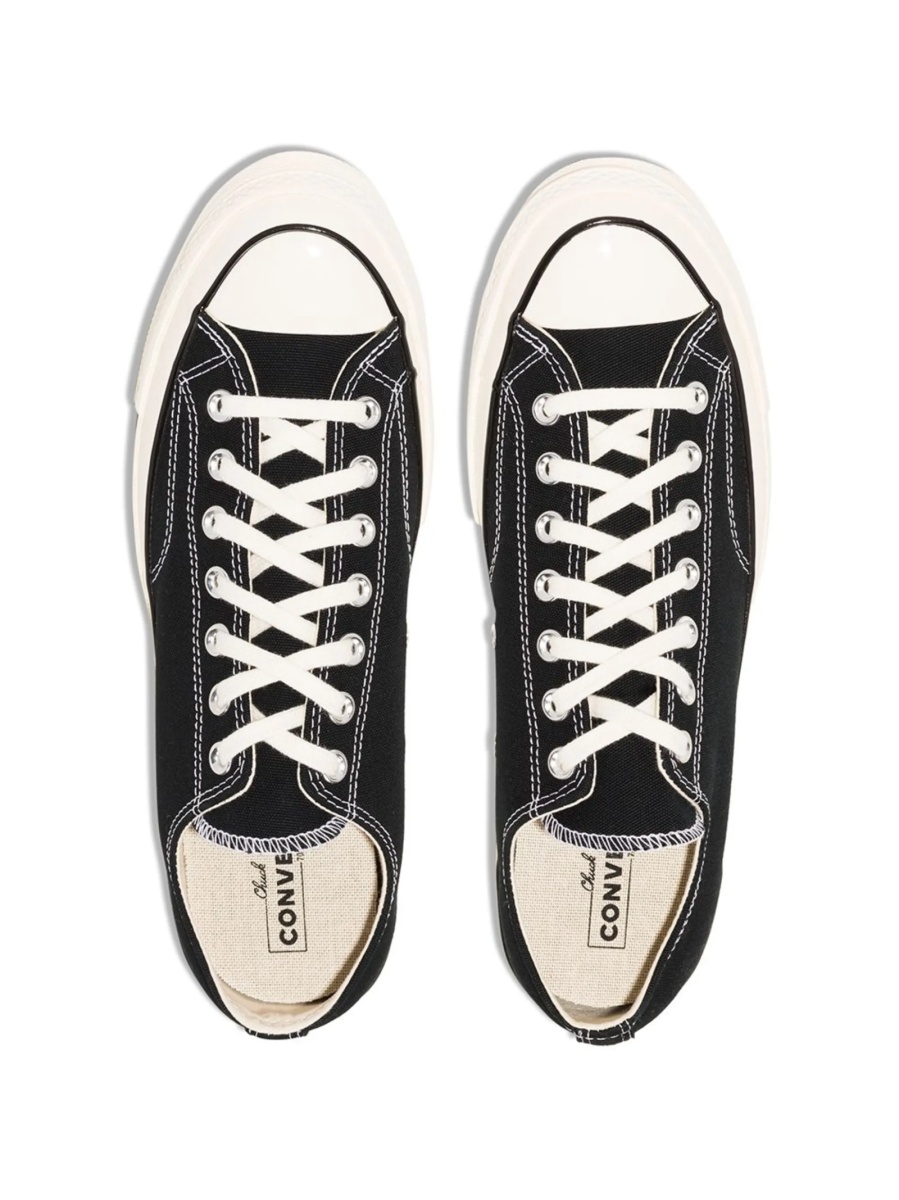 Sneakers Converse negri din material textil - Img 4