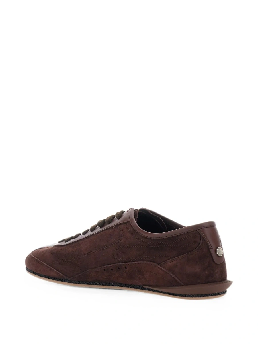 Sneakers Dolce &amp; Gabbana maro din piele intoarsa 'Gimondi Plus' - Img 7