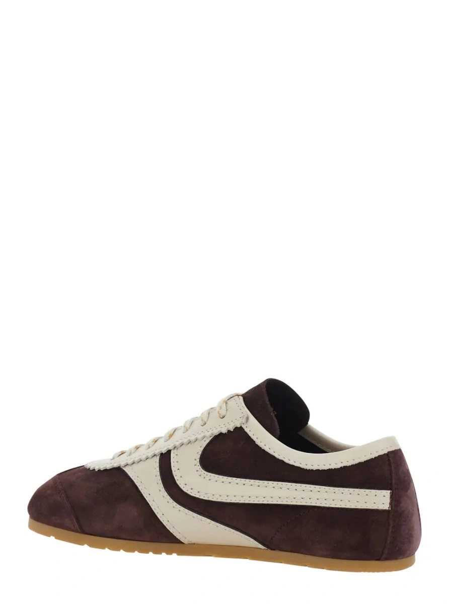 Sneakers Dries Van Noten mov din piele intoarsa - Img 2