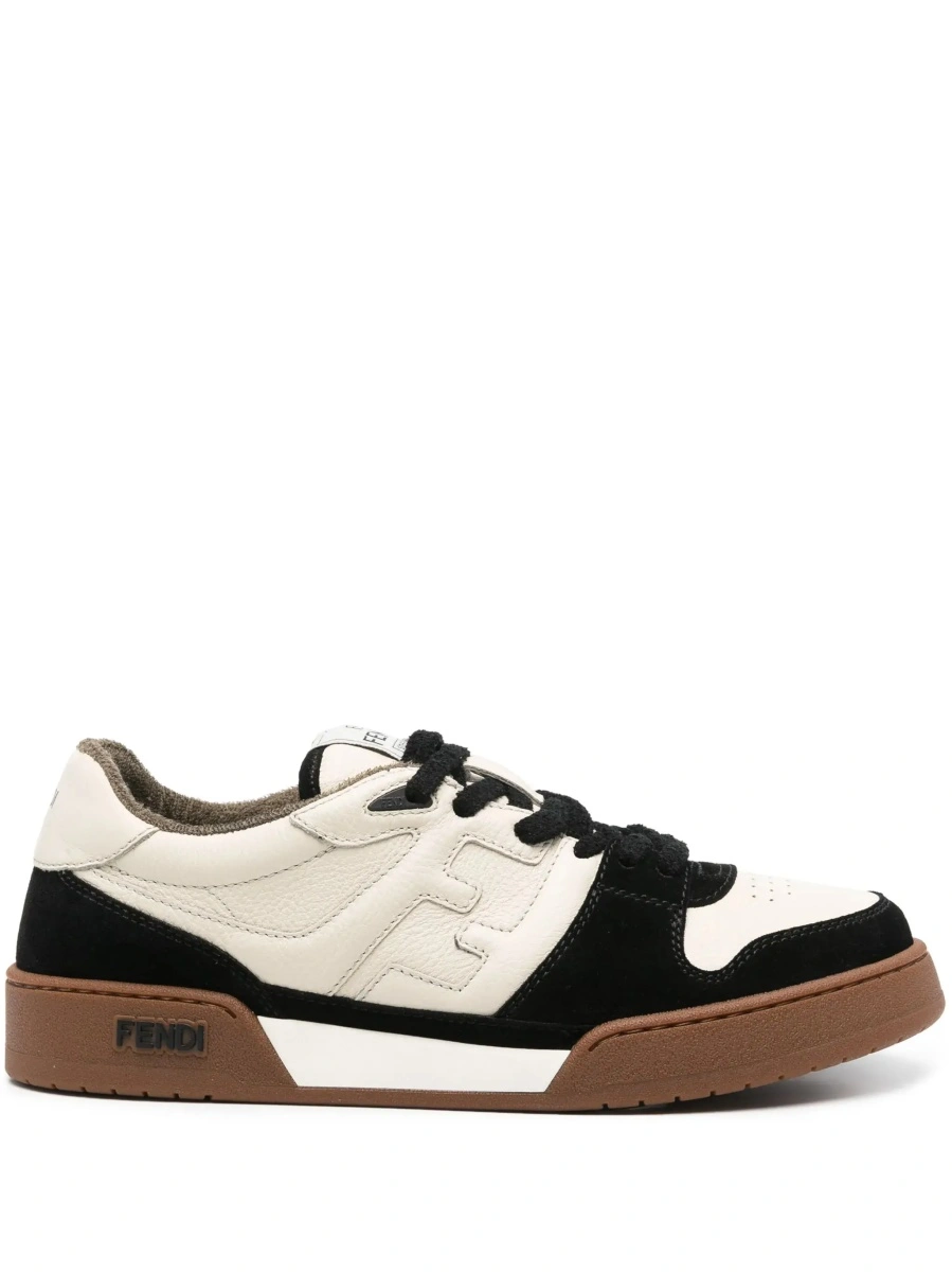 Sneakers Fendi negri din piele intoarsa - Img 8