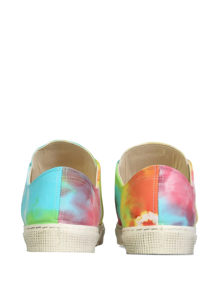 Sneakers GIENCHI galbeni din bumbac organic - Img 2