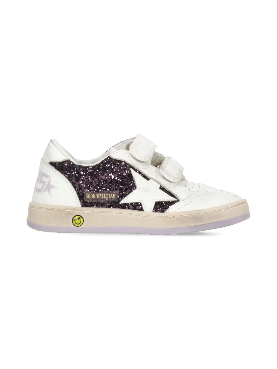 Sneakers Golden Goose albi din pet si piele - Img 2