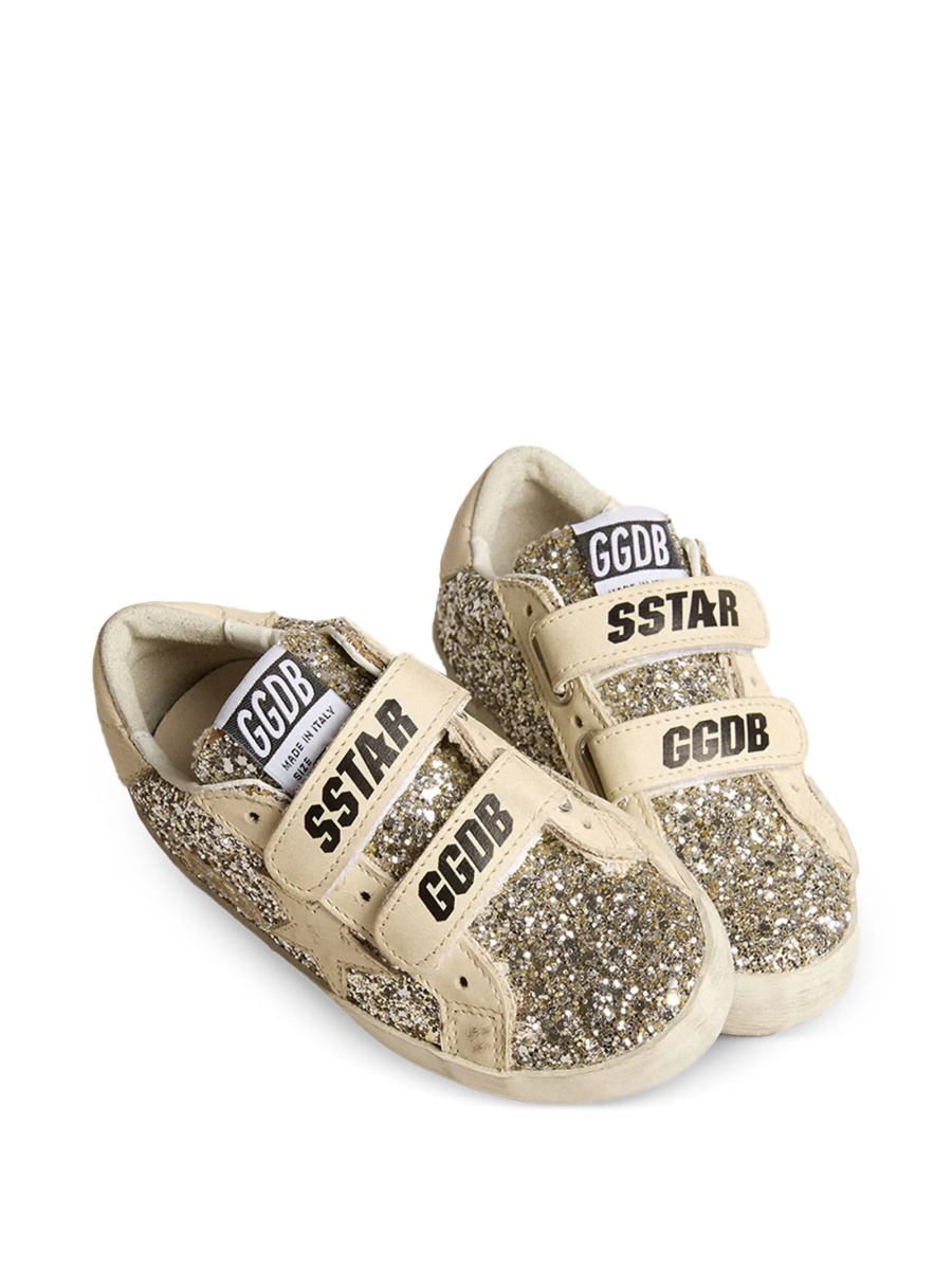 Sneakers Golden Goose neutri din pet si poliuretan - Img 2