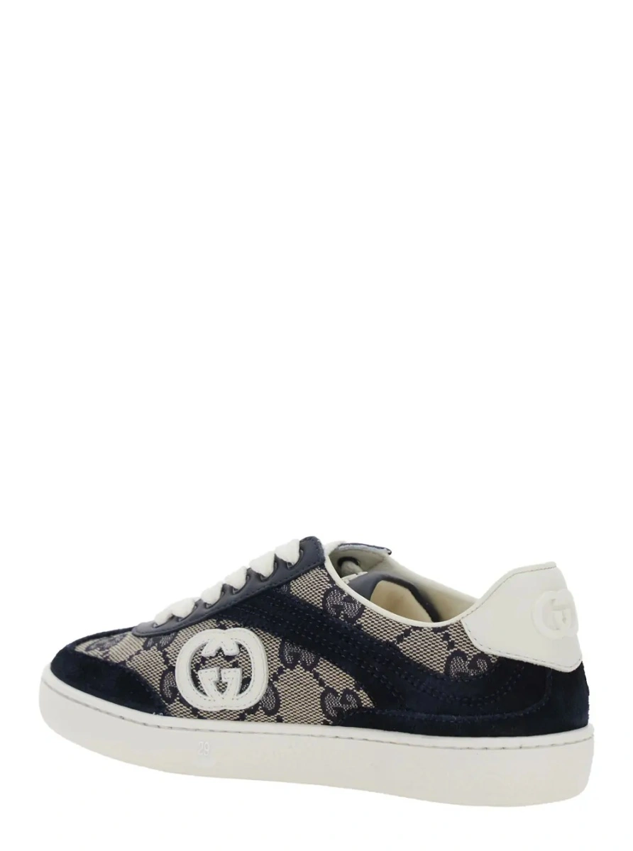 Sneakers Gucci albastri din canvas GG Supreme - Img 3