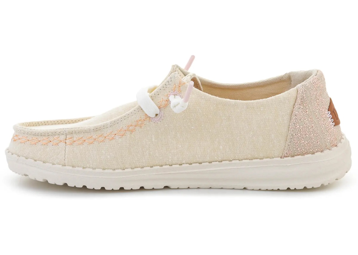 Sneakers HEYDUDE WENDY BREAK SURF JERSEY BONE WHITE/MULTI - Img 3