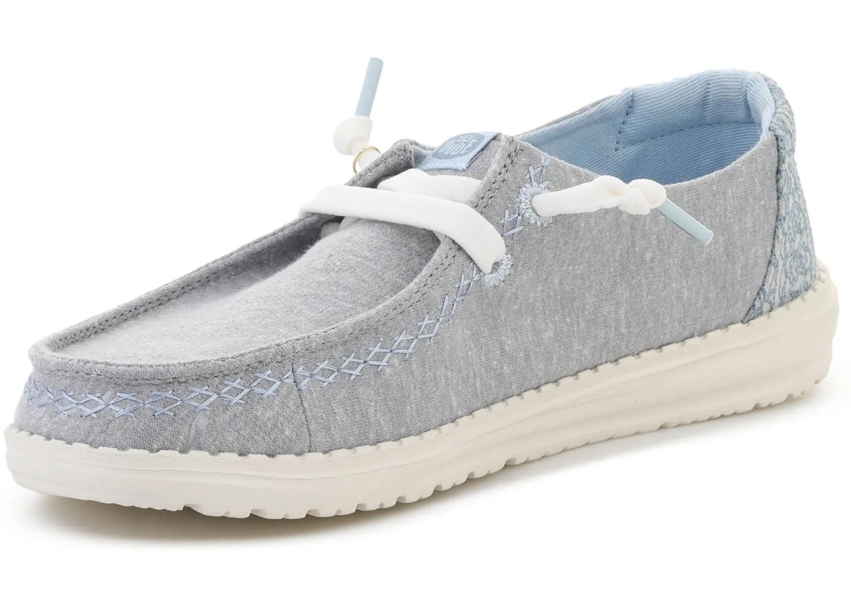 Sneakers HEYDUDE WENDY BREAK SURF JERSEY HEATHER GREY/MULTI - Img 3