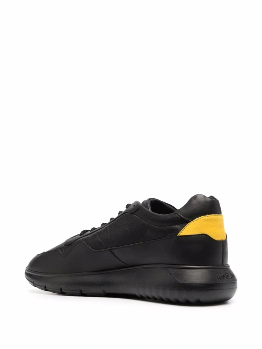 Sneakers Hogan interactive negri din piele - Img 3