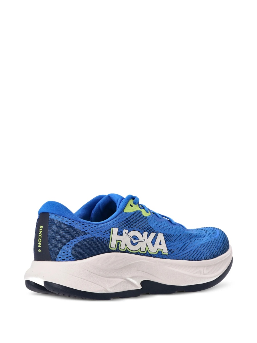 Sneakers Hoka One One albastri din material textil - Img 4