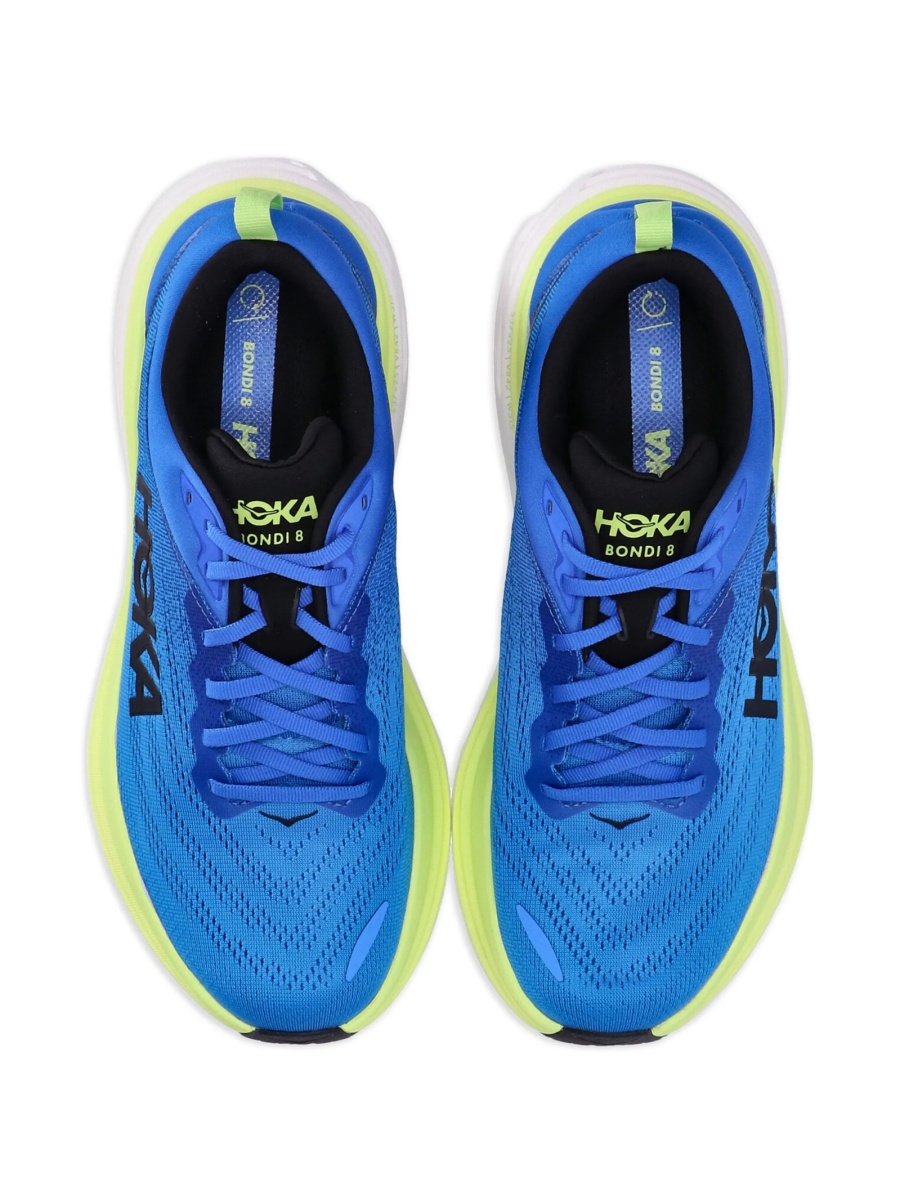Sneakers Hoka One One albastri din material textil - Img 5