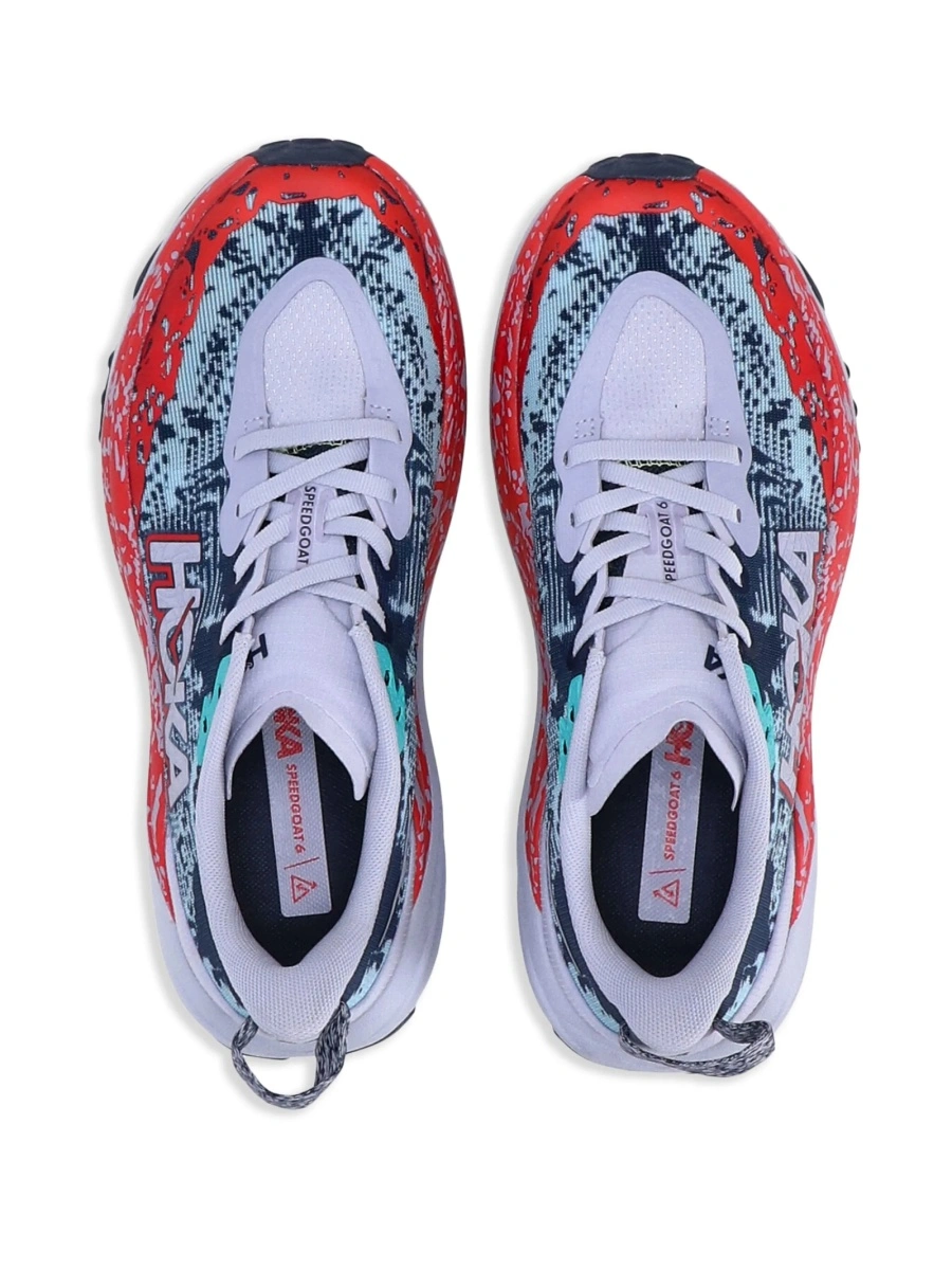 Sneakers Hoka One One albi din material textil - Img 5