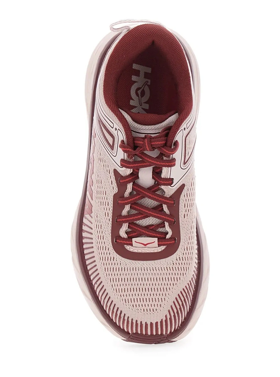 Sneakers Hoka One One 'Bondi' roz din material textil - Img 4