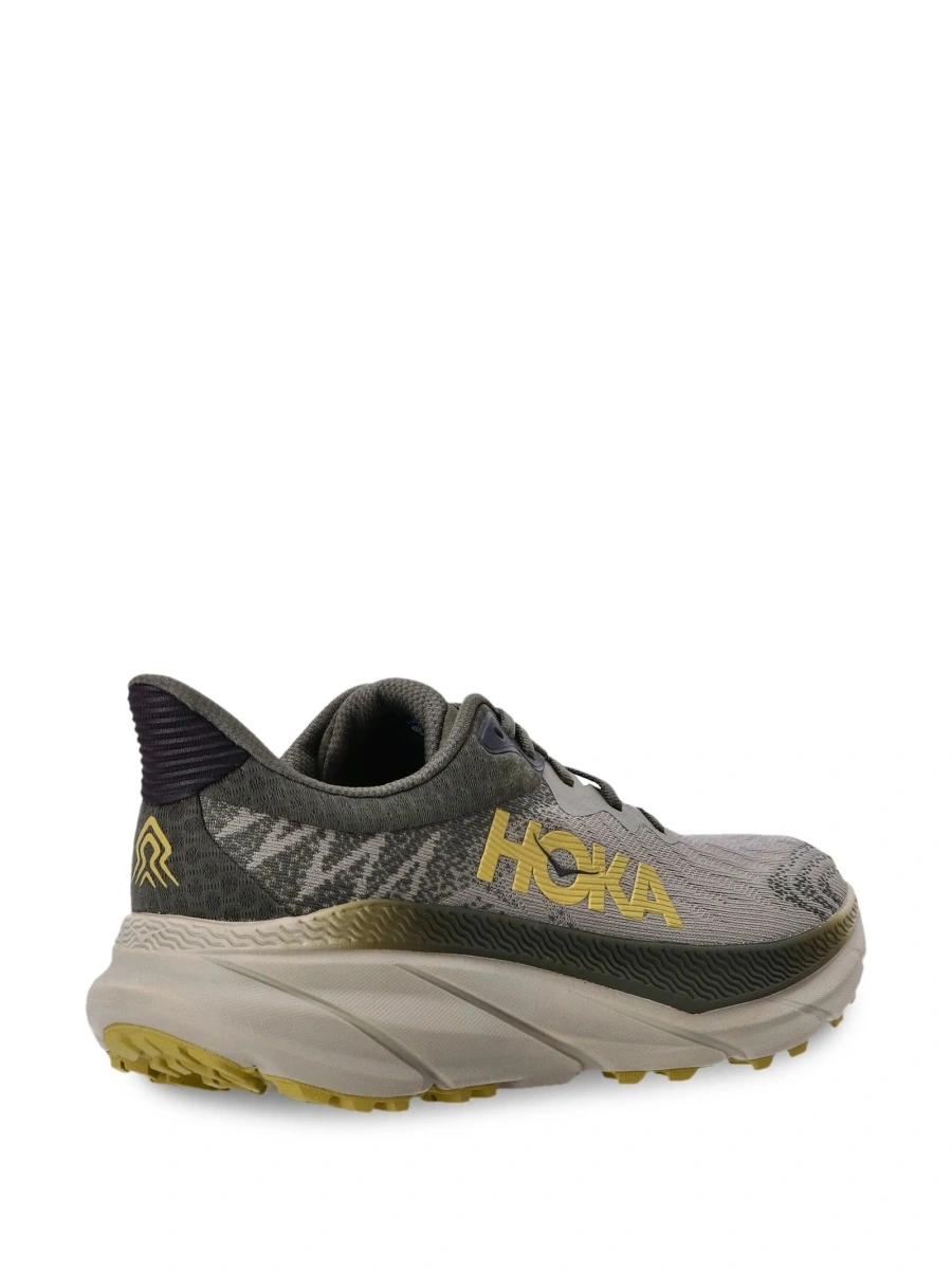 Sneakers Hoka One One gri din material textil si poliuretan - Img 7