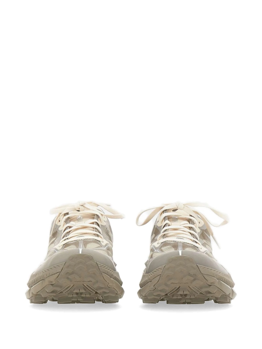 Sneakers Hoka One One gri din material textil si polyester - Img 3