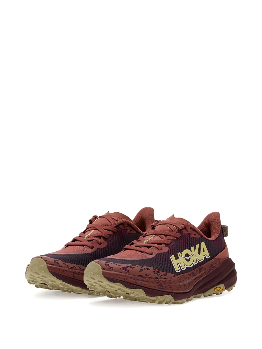 Sneakers Hoka One One maro din material textil - Img 2