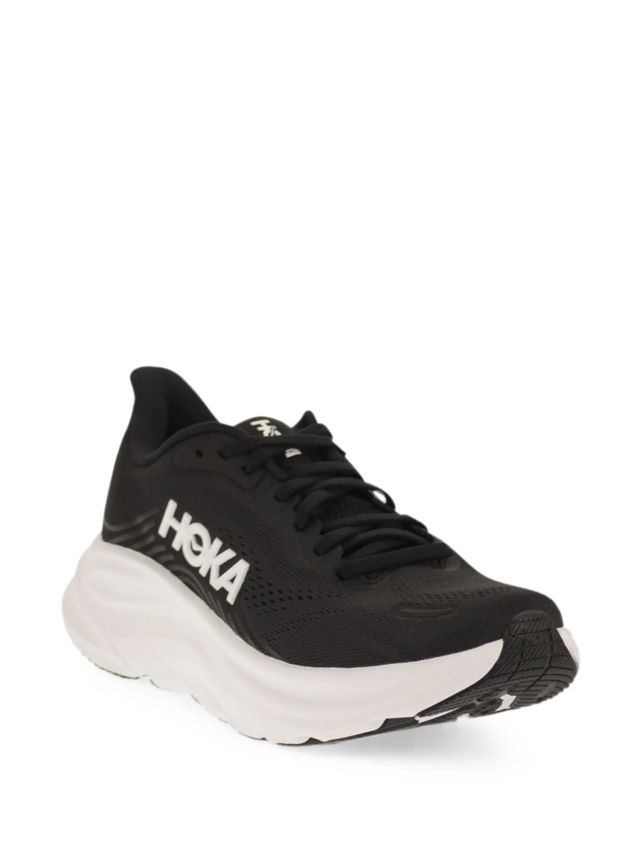 Sneakers Hoka One One negri din material tehnic - Img 2