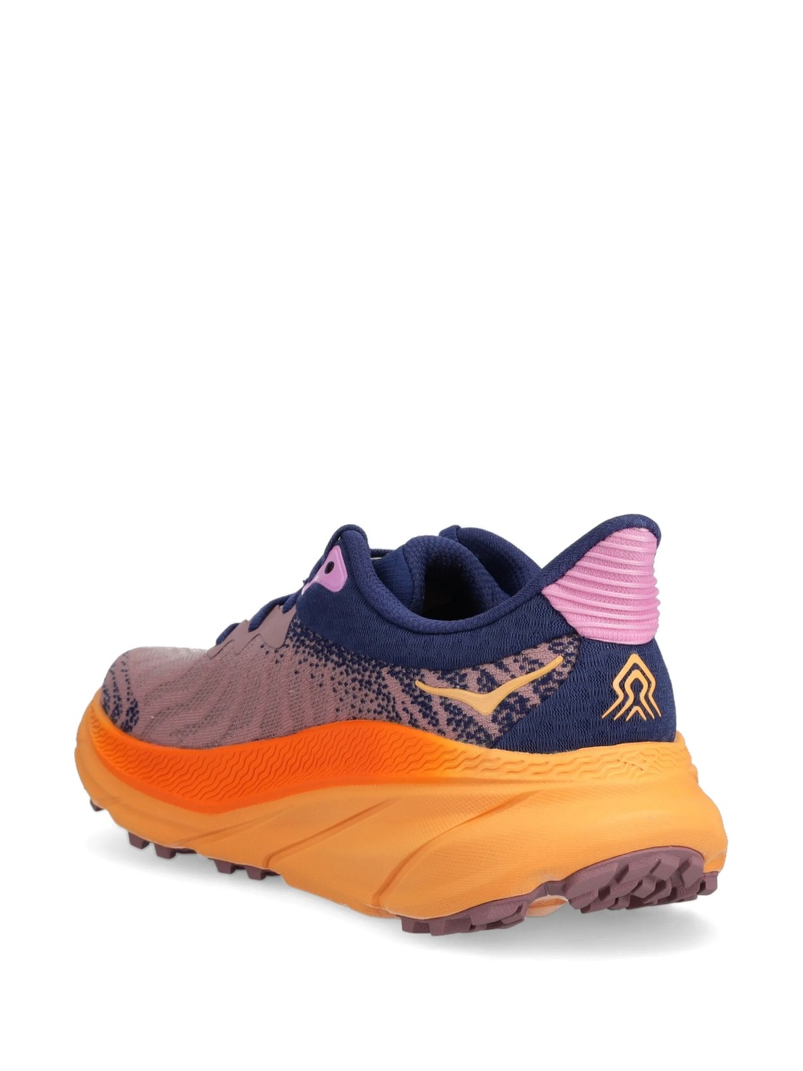 Sneakers Hoka One One roz din material textil - Img 3