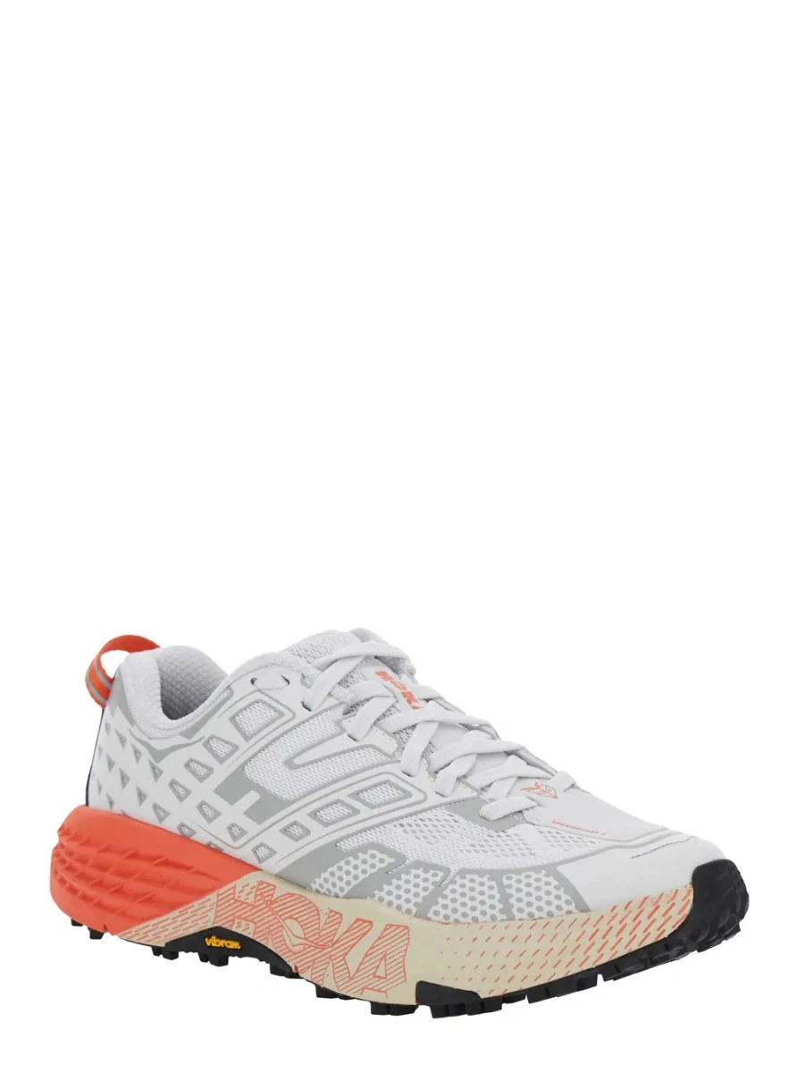 Sneakers Hoka One One 'Speedgoat' albi din material textil - Img 2