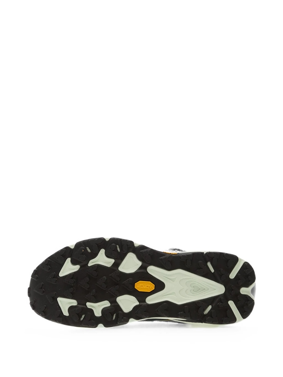 Sneakers Hoka One One verzi din material textil - Img 4