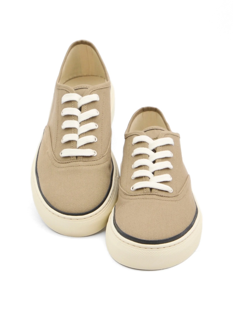 Sneakers JACQUEMUS neutri din bumbac - Img 4