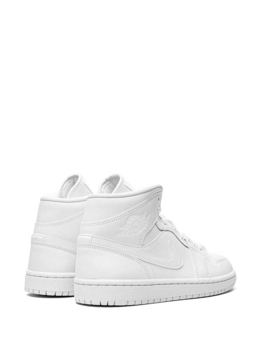 Sneakers Jordan air jordan 1 albi din piele - Img 3