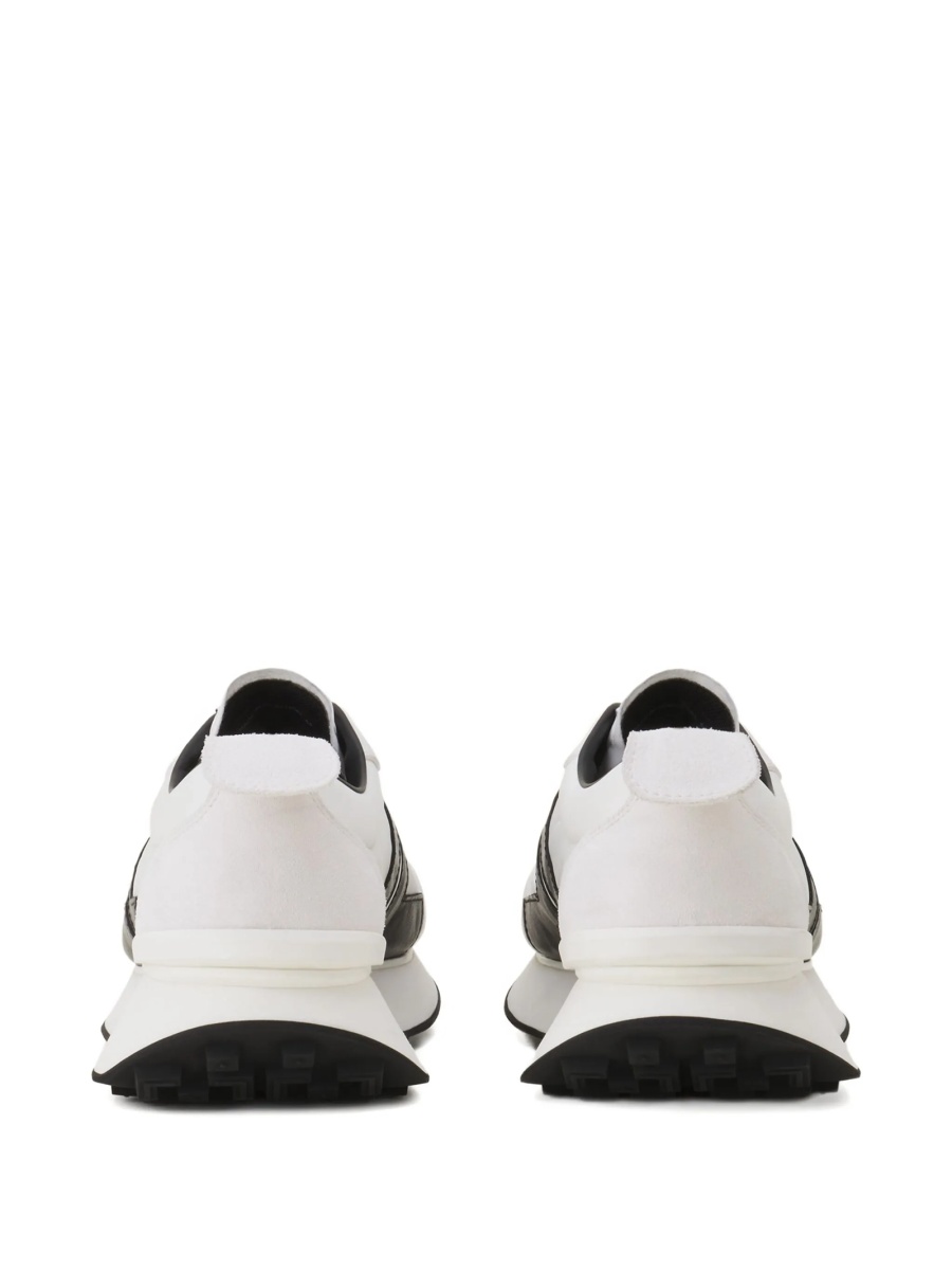 Sneakers Lanvin albi din bos taurus si poliamida - Img 3