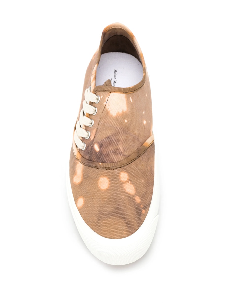 Sneakers Maison Margiela maro din material textil - Img 4